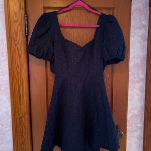 Elegant Puff Sleeve Dress